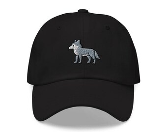 Women\'s Animal Embroidered Baseball Cap Black Gray Lightweight Casual Wolf il_340x270.7704887108_9bdt.jpg main image 3