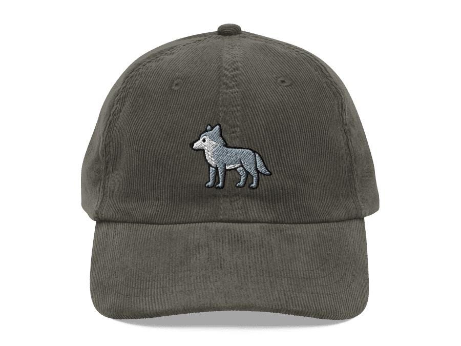 Women\'s Animal Embroidered Baseball Cap Black Gray Lightweight Casual Wolf Wolf Hat main image 3