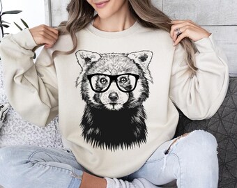 Red Panda Shirt, Red Panda Sweatshirt, Cute Red Panda Lover Gift, Funny Animal Lover Gift, Red Panda Animal Tshirt