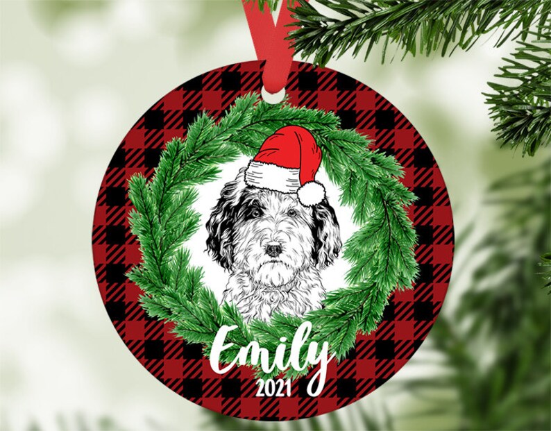 sheepadoodle ornament