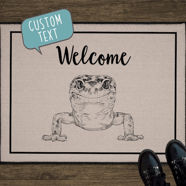 Leopard Door Mat Etsy