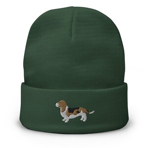 This embroidered Basset Hound hat is a perfect gift for dog dad, dog mom, Basset Hound lovers, and dog owner. Whether it's a Basset Hound beanie, vintage distressed hat, denim hat, corduroy hat or dad hat, it's a cute and funny way to show off your love for your Basset Hound dog.