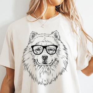 Samoyed Shirt, Samoyed Mom Sweatshirt, Cute Samoyed Gift, Samoyed Lover Gift, Funny Dog Dad Gift, Dog Owner Tshirt