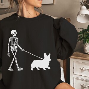 Custom Skeleton Walking a Dog tshirt with custom dog breed art. This personalized dog shirt is perfect for dog mom, dog dad, dog lovers on Halloween days. This is available for dog t-shirt, dog tank top, dog sweatshirt and dog hoodie.