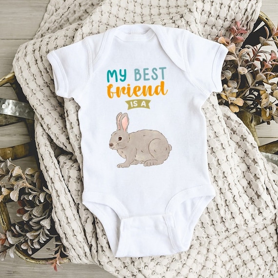 Mi mejor amigo es un traje de beb de conejo ropa de beb de beb
