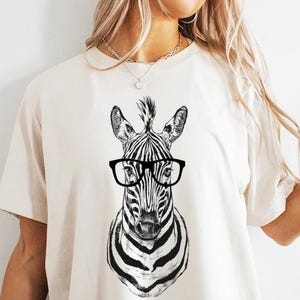 Zebra Tshirt - Etsy