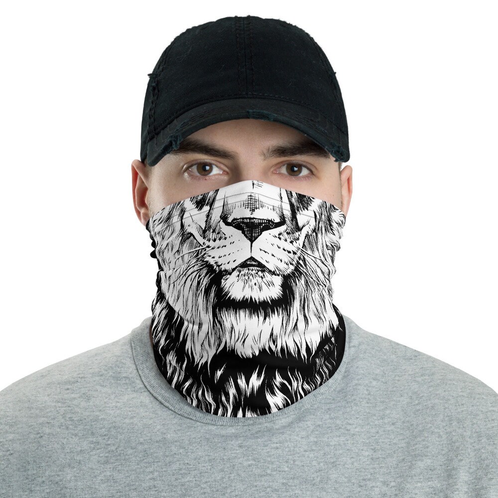 animal face neck gaiter