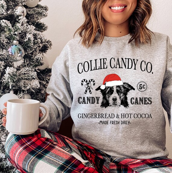 Border collie christmas best sale sweater