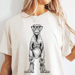 T-Rex Shirt, Trex Sweatshirt, Cute Dinosaur Lover Gift, Funny Dino Lover Gift, Tyrannosaurus Tshirt