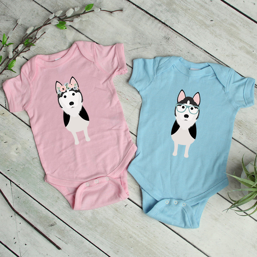 Grey Husky Onesie Australia