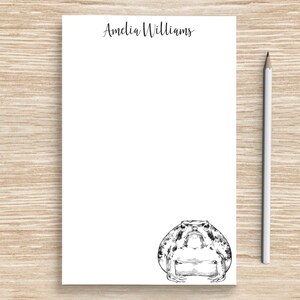 Desert Rain Frog Notepad, Personalized Frog Notepad, Custom Stationery, Teacher Coworker Veterinarian Graduation Gift, Frog Lover Gifts