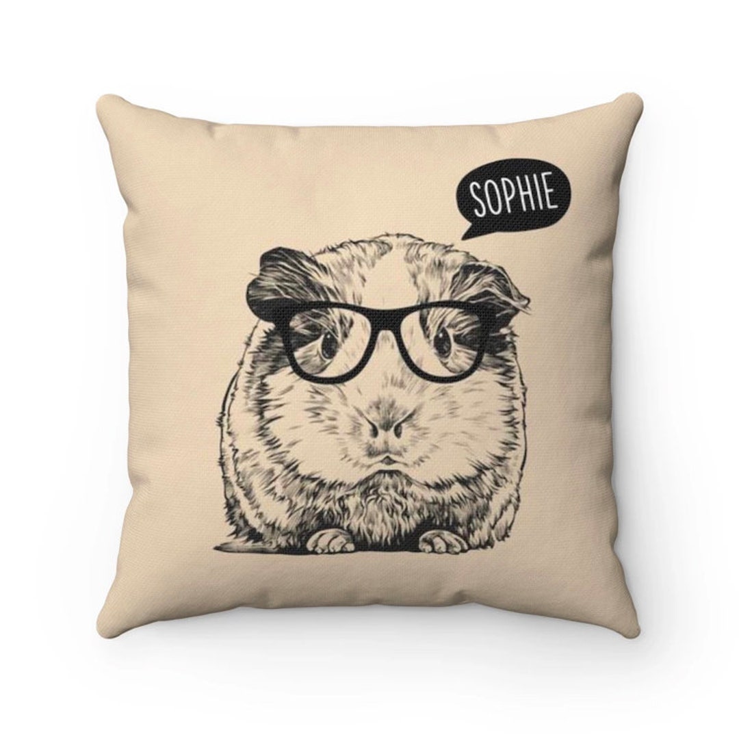 Guinea Pig Pillow, Personalized Pet Animal Pillow Covers, Cases, Custom