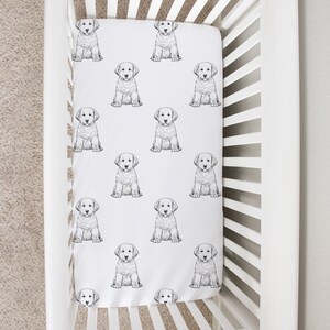 Paw print crib sheets sale
