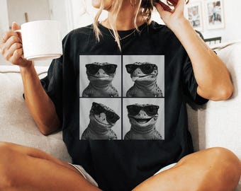 Leopard Gecko Shirt, Photobooth Leopard Gecko Tshirt, Funny Lizard Reptile Animal Comfort Colors Shirt, Leopard Gecko Lover Gifts