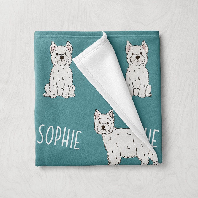 Westie Blanket Etsy Canada
