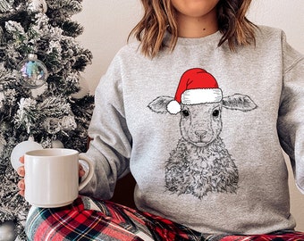 Whimsical Vintage Christmas Barn Animal 