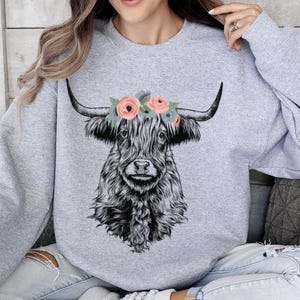 Funny and Cute Nerdy Highland Cow Wearing Glasses shirt for Animal lovers! This Scottish Highland Cow art tshirt, tank top, kids tee, youth or sweatshirt is a perfect gift for Highland Cattle Lover, and Farm Animal Lovers.