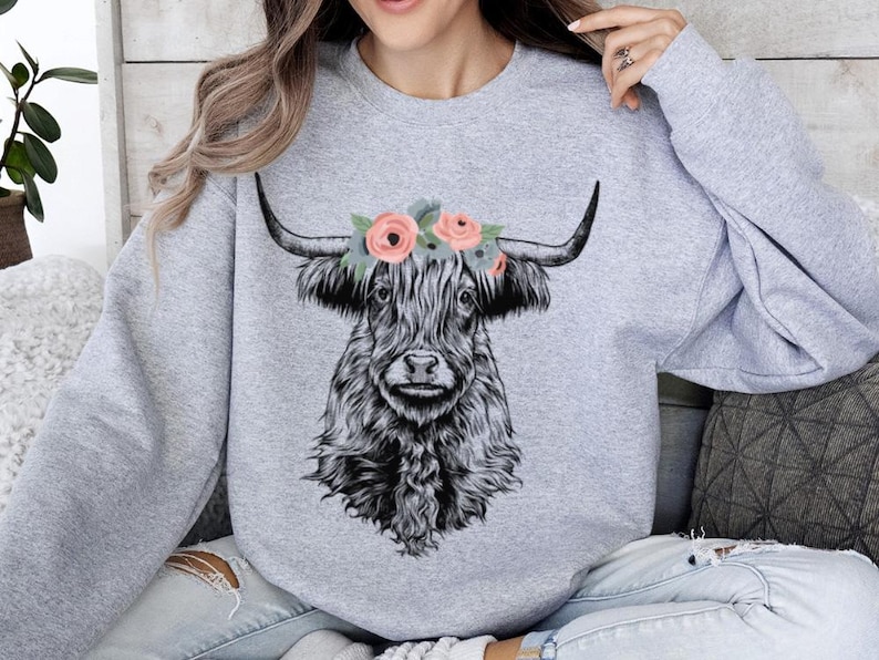 Funny and Cute Nerdy Highland Cow Wearing Glasses shirt for Animal lovers! This Scottish Highland Cow art tshirt, tank top, kids tee, youth or sweatshirt is a perfect gift for Highland Cattle Lover, and Farm Animal Lovers.