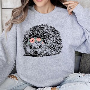 Funny and Cute Nerdy Animal Wearing Glasses shirt for Hedgehog lovers! This Hedgie art tshirt, tank top, kids tee, youth or sweatshirt is a perfect gift for Hedgehog Mom and Animal Lovers.