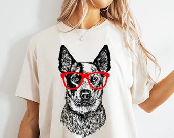 Blue Heeler Shirt, Red Heeler Mom Sweatshirt, Cute Australian Cattle Dog Gift, Blue Heeler Lover Gift, Funny Dog Dad Gift, Dog Owner Tshirt
