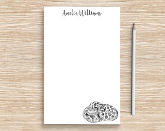 Hognose Snake Notepad, Custom Name Notepad, Personalized Snake Mom Stationery, Teacher Veterinarian Graduation Gift, Reptile Animal Gifts