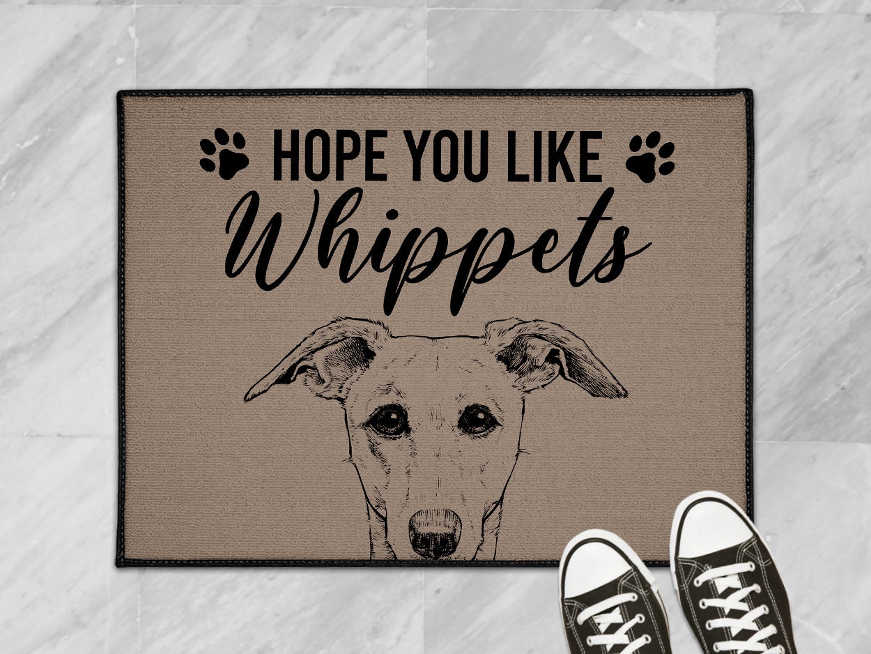 Greyhound Dog Welcome Mat – iCustomLabel