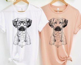 Black Mouth Cur Shirt, Nerdy Glasses Black Mouth Cur Dog Tshirt, Hipster Dog Tank Top, Dog Mom Dad Mama Gift, Boy Girl Kids Youth Shirt