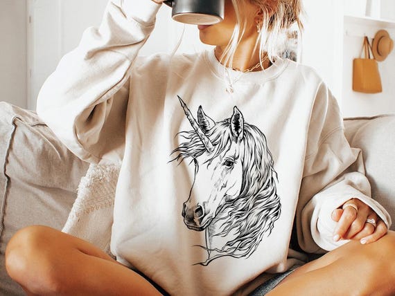 Unicorn Shirt, Unicorn Sweatshirt, Cute Unicorn Lover Gift, Funny Animal Lover Gift, Unicorn Tshirt