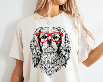 Cavalier Spaniel Shirt, Cavalier Mom Sweatshirt, Cavalier Gift, Cute Cavalier King Charles Spaniel Owner, Gift for Dog Dad, Dog Lover Tshirt