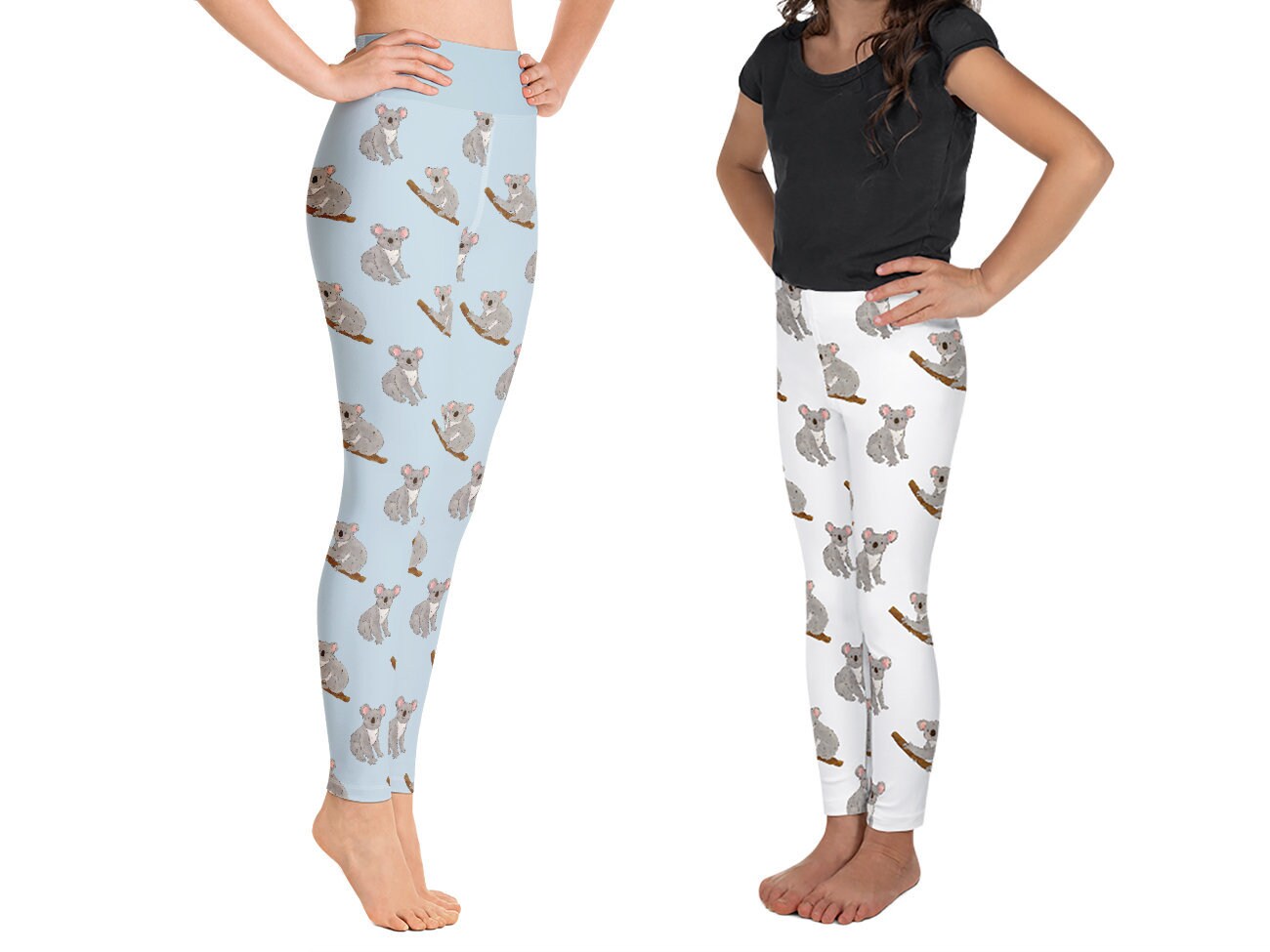 Koala Leggings Animal Pattern Women 