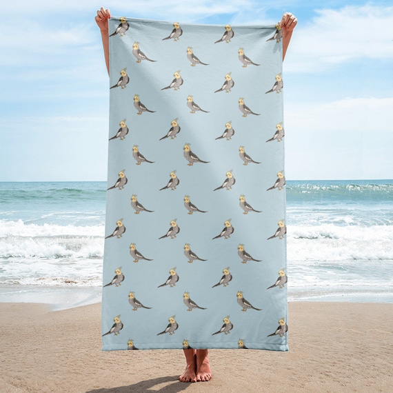 Cockatoo Firebird Beach Towel