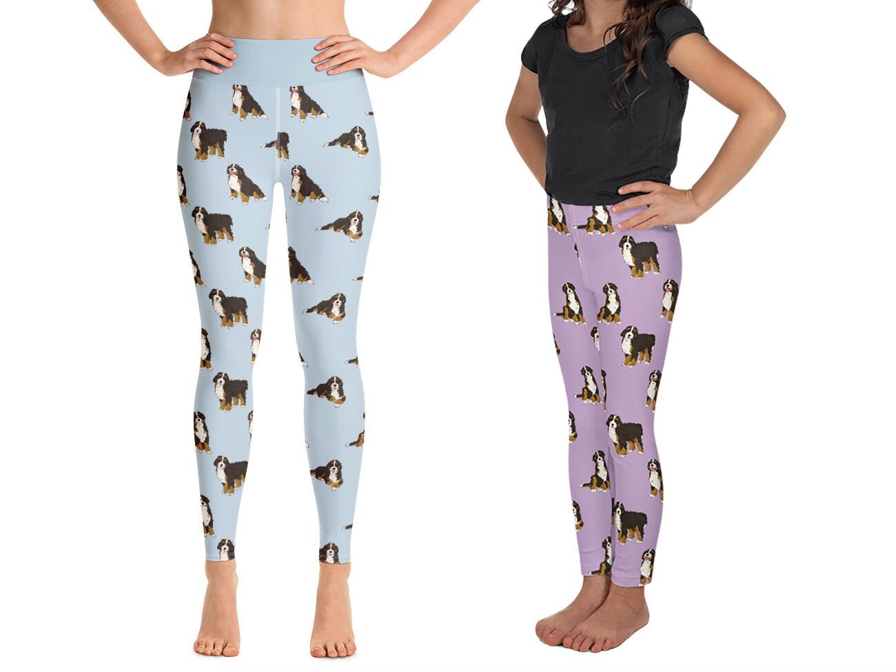 Bichon Frise Dog Print Pattern Women Leggings