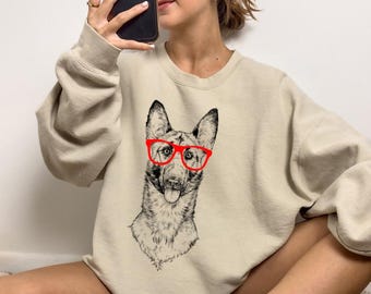 Belgian Malinois Shirt, Belgian Malinois Mom Sweatshirt, Belgian Shepherd Gift, Malinois Dog Lover Gift, Funny Dog Dad Gift Dog Owner Tshirt