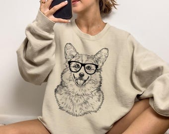 Corgi Shirt, Corgi Mom Sweatshirt, Cute Pembroke Welsh Corgi Gift, Corgi Lover Gift, Funny Dog Dad Gift, Dog Owner Tshirt