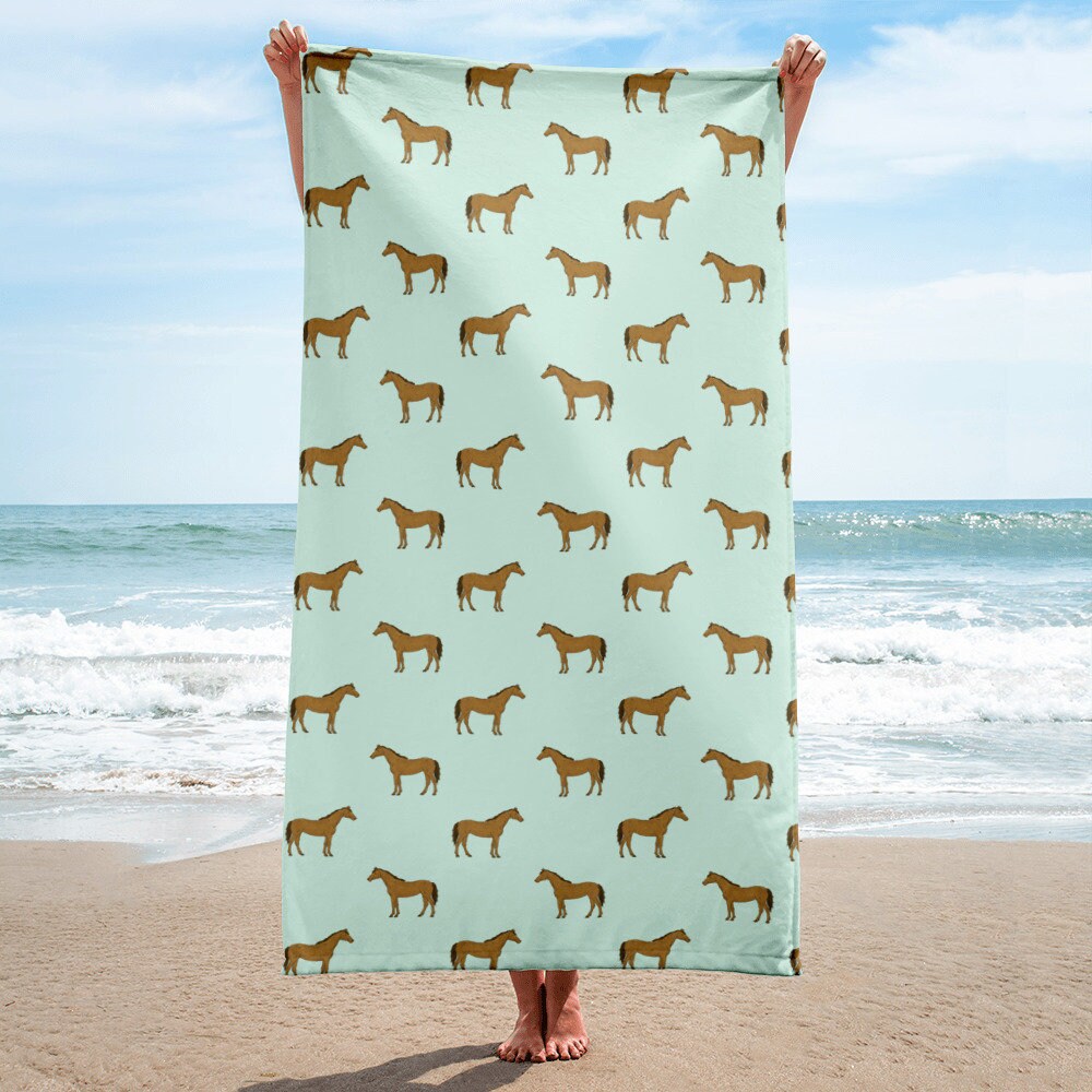 Retro Garden - Cute Geek Games Gift, Beach Towel