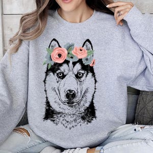 Funny and Cute Nerdy Dog Wearing Glasses shirt for Siberian Husky lovers! This Huskies Dog art tshirt, tank top, kids tee, youth or sweatshirt is a perfect gift for Siberian Husky Mom, Husky Dog Dad and Dog Lover.