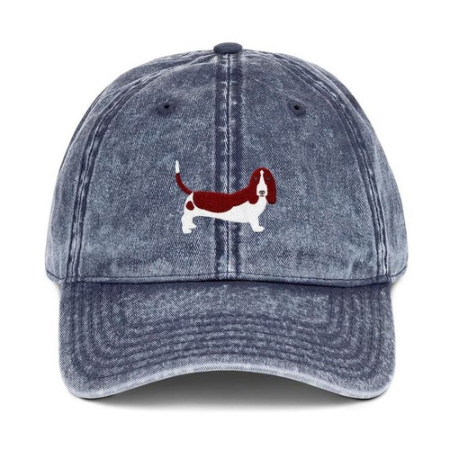 Basset Hound Hat Baseball Cap Dog Lover Gift Pet Mom Cap Etsy