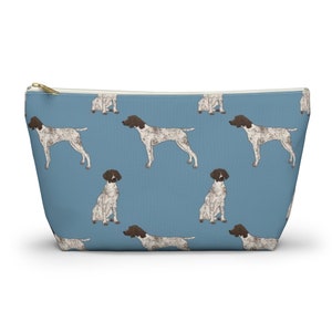 GSP Pouch, Pencil Case, Dog Custom Teacher Pencil Pouch, Bridesmaid Cosmetic Bag, German Shorthaired Pointer Mom Makeup Bag, Accessory Pouch