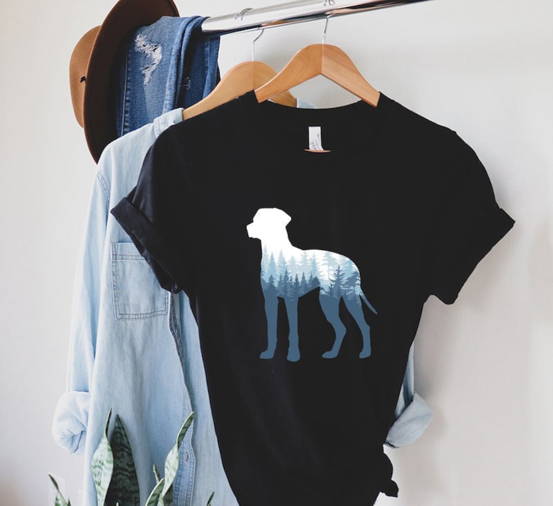 Rhodesian Ridgeback Clothes Rhodesian Ridgeback Shirt, Rhodesian Ridgeback Silhouette T-shirt ...