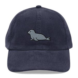 Seal Hat, Seal Cap, Beanie, Seal Embroidered Baseball Hat, Arctic Animal Dad Hat, Seal Lover Cap, Fathers Day Gift