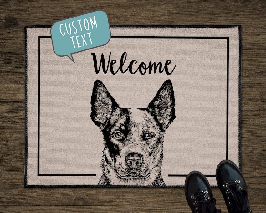 Custom Dog Welcome Entryway Rug - Kayarize