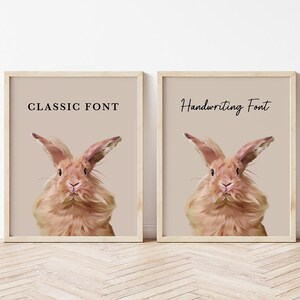 Custom Rabbit Portrait Painting wall art with custom Rabbit name and Bunny drawing art print, perfect Rabbit lover gift or Rabbit memorial gift for Bunny mom and Rabbit dad. This pet portrait art is available in poster, framed and canvas.