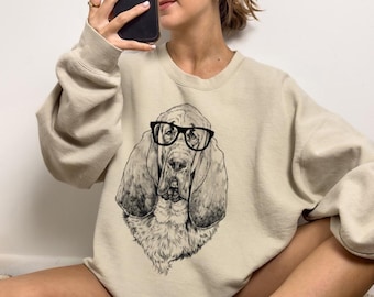 Bloodhound Shirt, Bloodhound Mom Sweatshirt, Cute Blood Hound Gift, Bloodhound Lover Gift, Funny Dog Dad Gift, Dog Owner Tshirt