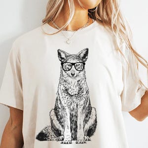 Coyote Shirt, Coyote Sweatshirt, Cute Coyote Lover Gift, Funny Animal Lover Gift, Wolf Animal Tshirt