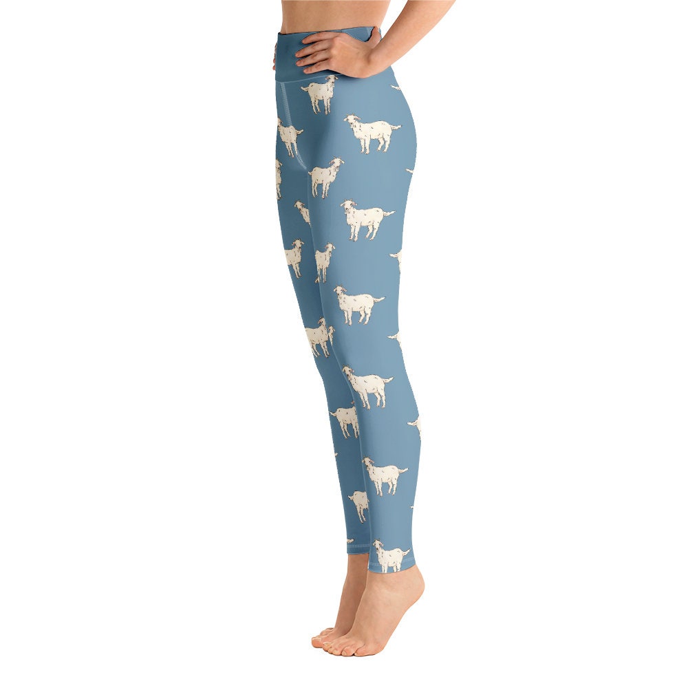 Brown Donkey Pattern Print Women Leggings