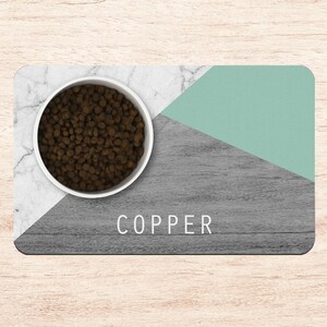 personalized cat food mat