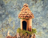 Tiny Fir Cone House for Wee Faerie Folk