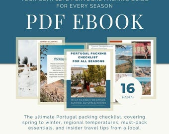 Complete Seasonal Portugal Packing Checklist: Seasonal Travel Guide (PDF)