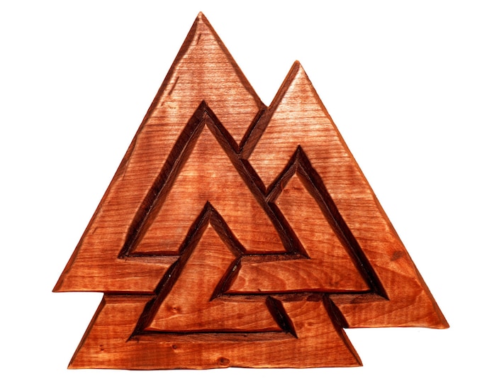 Valknut wall sign