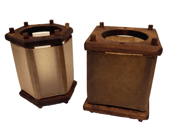 Small Wooden Medieval Lantern